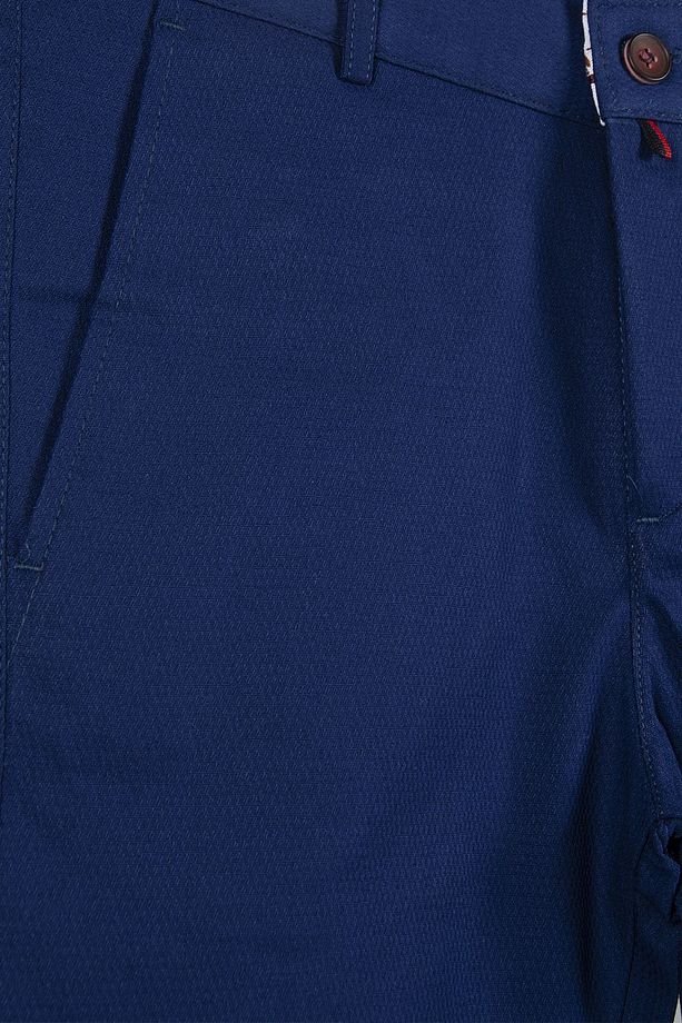 Erkek Sax Slim Fit Keten Şort - 3