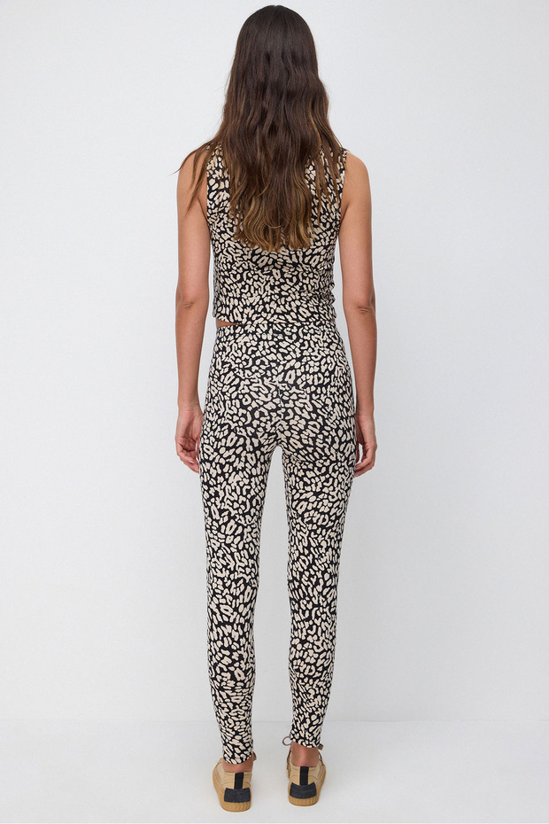 Leopard Patterned Stylish Tights - 5