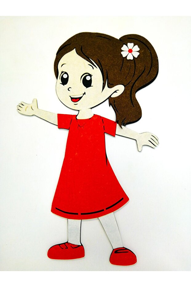 Felt Figure, Girl Child 50 cm