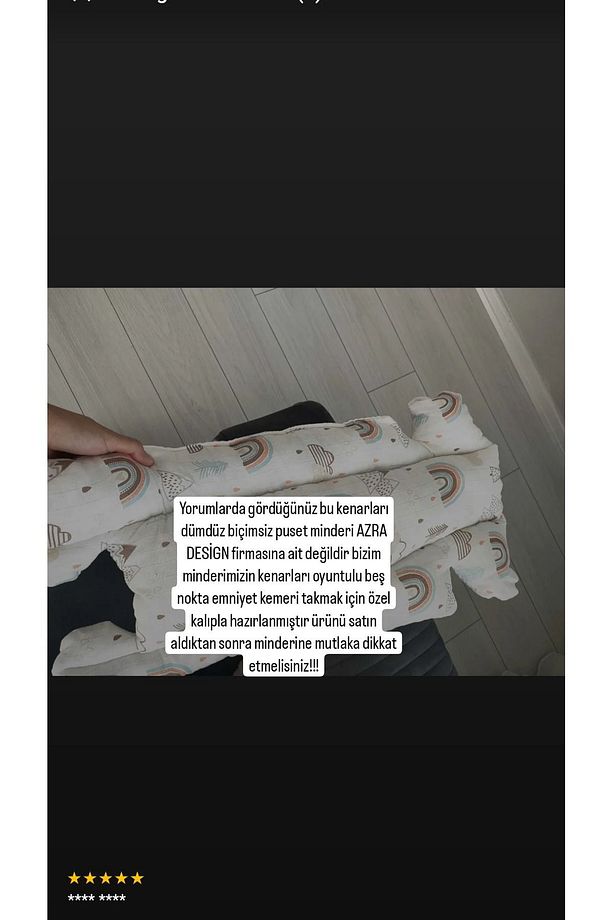 Azra Design Puset Örtüsü Puset Minderi - 4