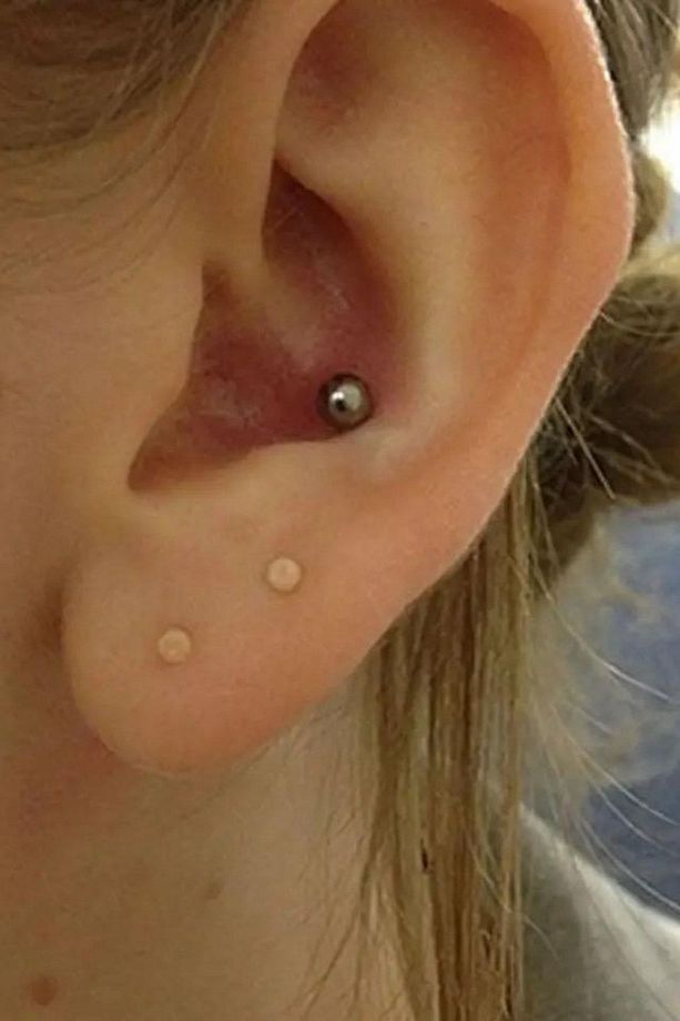 Unisex Bioplast 5’li Piercing Seti – Tragus, Helix, Kıkırdak Ve Lobe Için - 5