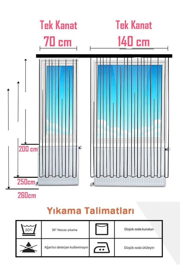 Kahve Bohem Vazo Ve Soyut Çizimli Oturma Odası § Salon Fon Perdesi Tek Kanat - 2