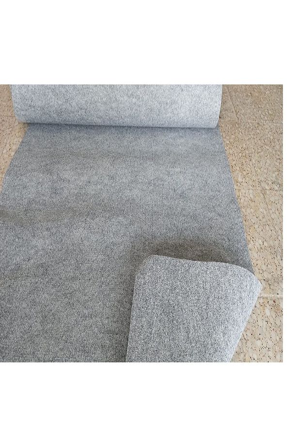 Gri Halıfleks Duvardan Duvara Halıflex Rip Halı Fuar Organizasyon Halısı - 1