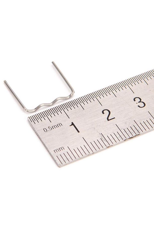 500 Adet 0.8mm Dalga Zımba Teli Kaynak Tamir Makinesi Için Araba Tampon Plastik Onarım - 8