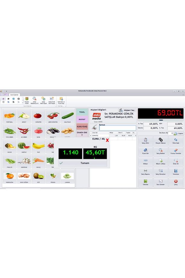 PosX Hızlı Satış Barkod Sistemi Eko1 Paket - 3