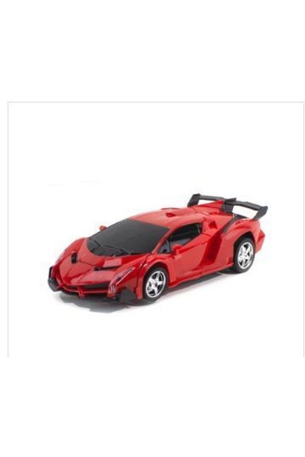 Araba Robota Dönüşen Ferrari Uzaktan Kumandalı ( Şarjlı ) Transformers Sesli 2 In 1 Rc Araba 1.18 - 2