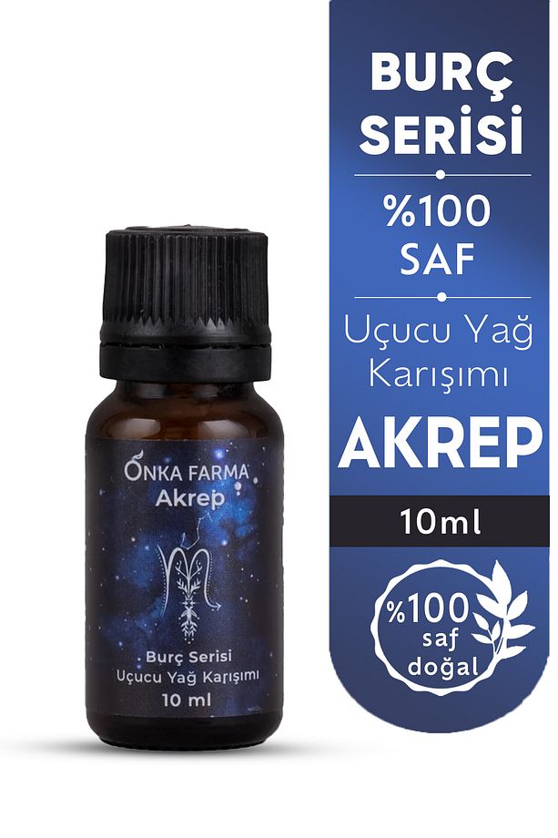 Onka Farma Akrep Burcu Uçucu Yağ Karışımı 10 ml - Burç Serisi Aromaterapi - 1
