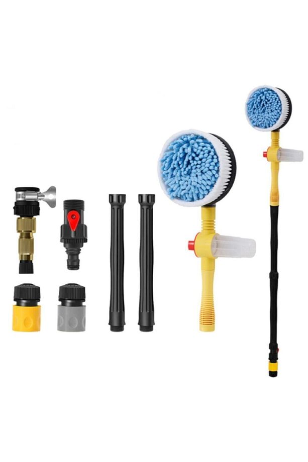 Ally Otomatik Dönen Araç Yıkama Fırçası Mikrofiber Araba Yıkama Paspas Sabunluk Set - 2