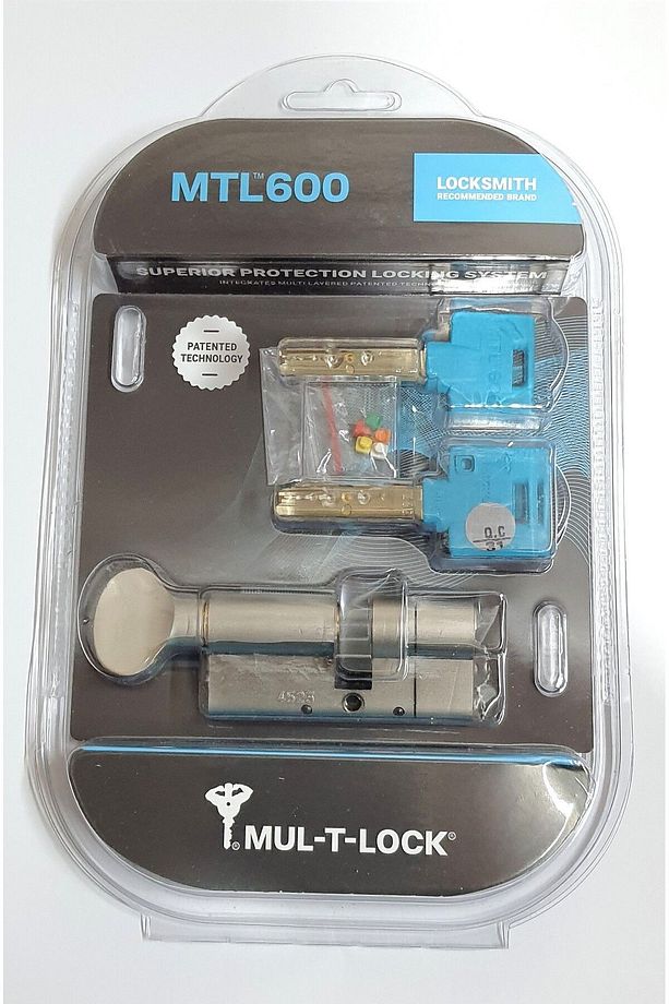 Multlock Mtl600 Interactive Yüksek Güvenli Tuzaklı Çelik Takviyeli Mandallı Barel 69mm 3 Anahtar - 5