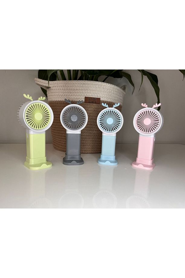 Mini fan ultra güçlü şarjlı cep boy taşınabilir vantilatör - 2