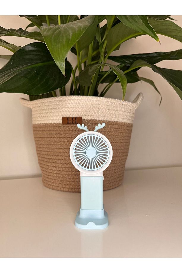 Mini fan ultra güçlü şarjlı cep boy taşınabilir vantilatör - 5