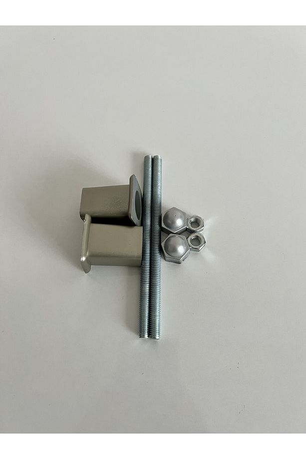Çelik Kapı çekme kolu KARE tip 30CM AYARLANABİLİR SİSTEM - 3