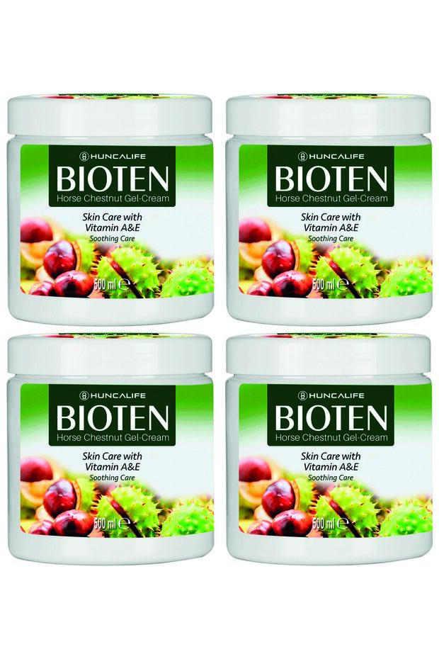 Bıoten Massage Gel - Horse Chestnut 500 Ml, 4 Pieces