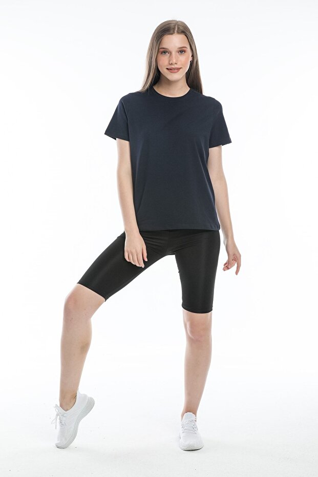 Μπλουζάκι από βαμβακερό Navy Blue Basic - 3