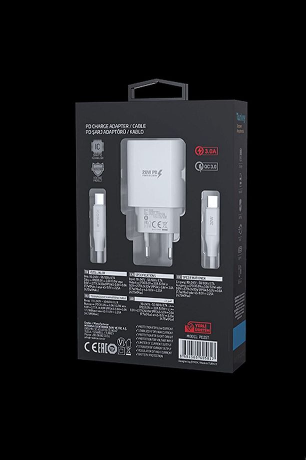 Teknosa Preo P2 Uyumlu Pd25t 25w Pd Type-c Şarj Adaptörü Kafa + Kablo - 2