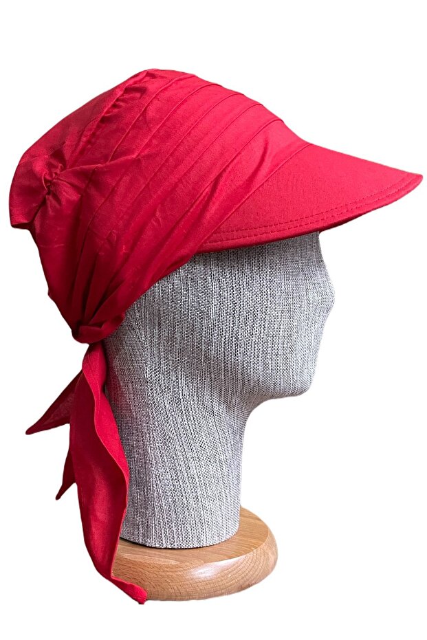 Tie-up Safari Women's Hat Scarf Hat Beach Hat Brimmed Bandana Hat