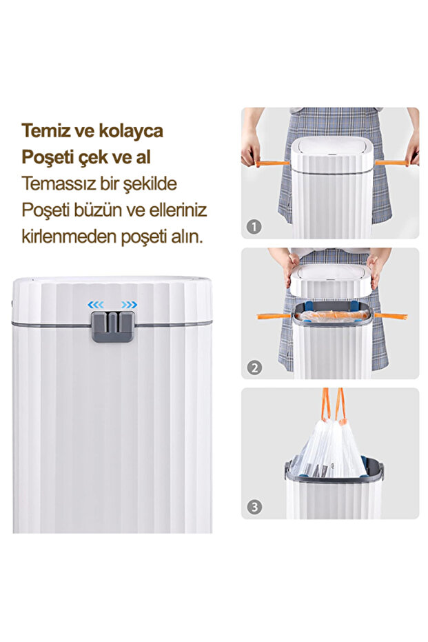 Sensörlü Çöp Kovası 15L - 6