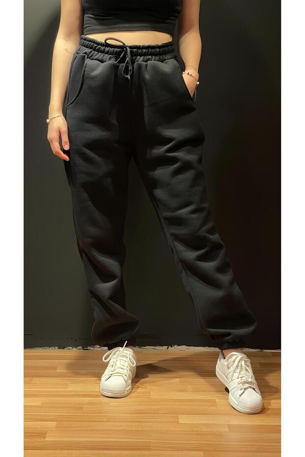 Φούτερ Oversize με ελαστικό πόδι - 2