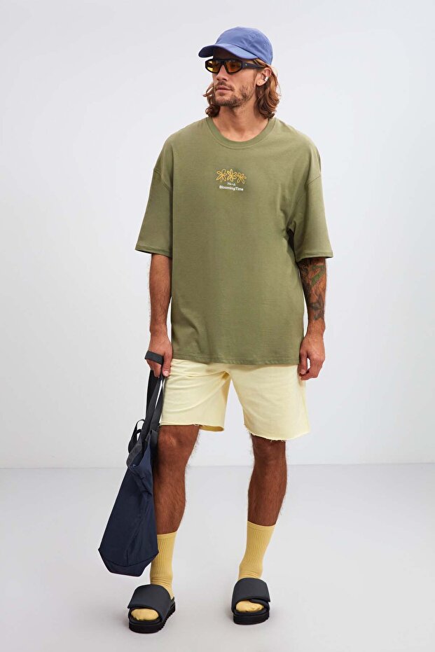 Ottawa Men's Relaxed Fit Yellow Shorts