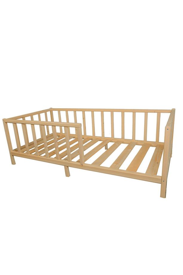 Unisex Çocuk Ahşap Tek Kişilik Karyola - 3