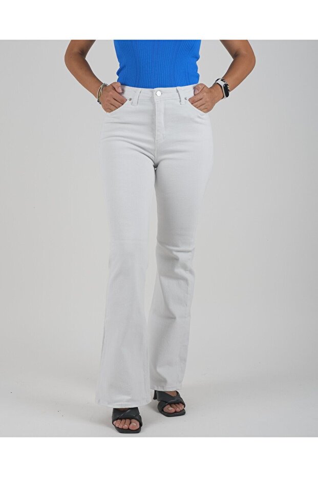 Jean Pantolon İspanyol Paça - 1