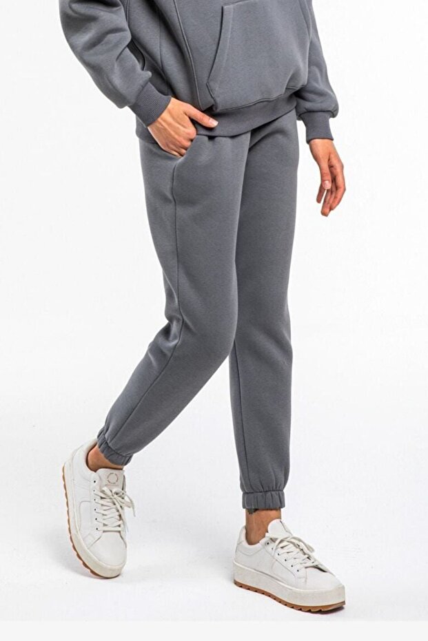 3 خيوط عالية الخصر Sweatpants - 3