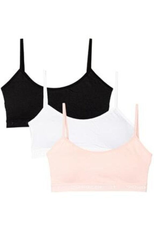 3 Pack Strap Strap Pad Plain Bustier - 1