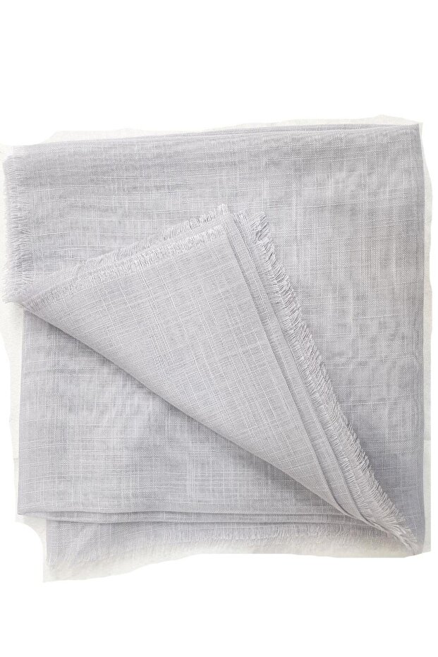 Flamed Cotton Blanket Light Gray 10-Pieces