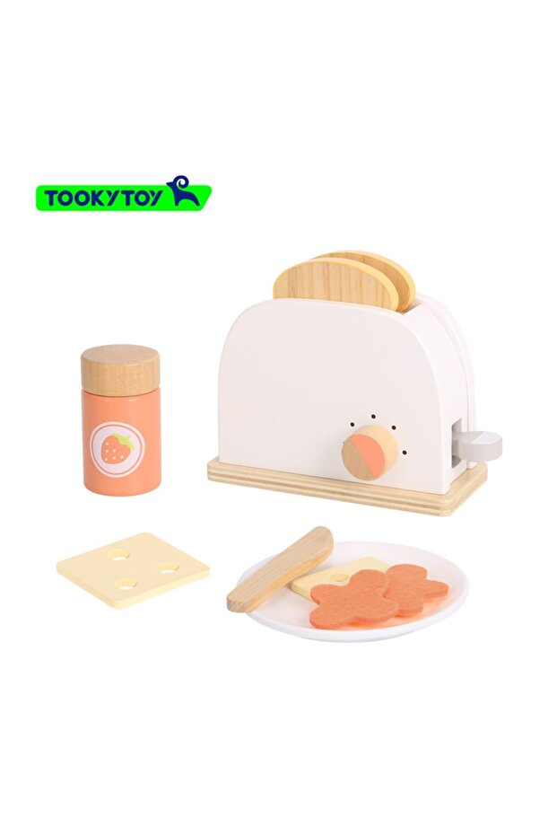 Tost Makinesi Ahşap Oyuncak Seti - 2