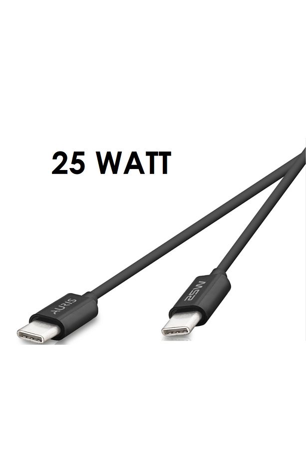 Auris 2 Metre Uzun 25 Watt TypeC Şarj Kablosu - TypeC to TypeC Hızlı Şarj Kablosu PD/USB C - 4