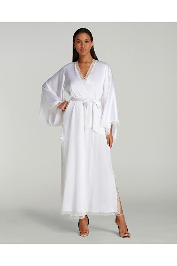Long Kimono Nightgown Dressing Gown Set
