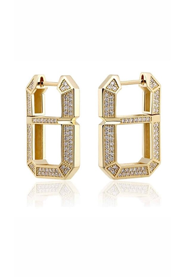 Çelik Leyla Küpe - 1