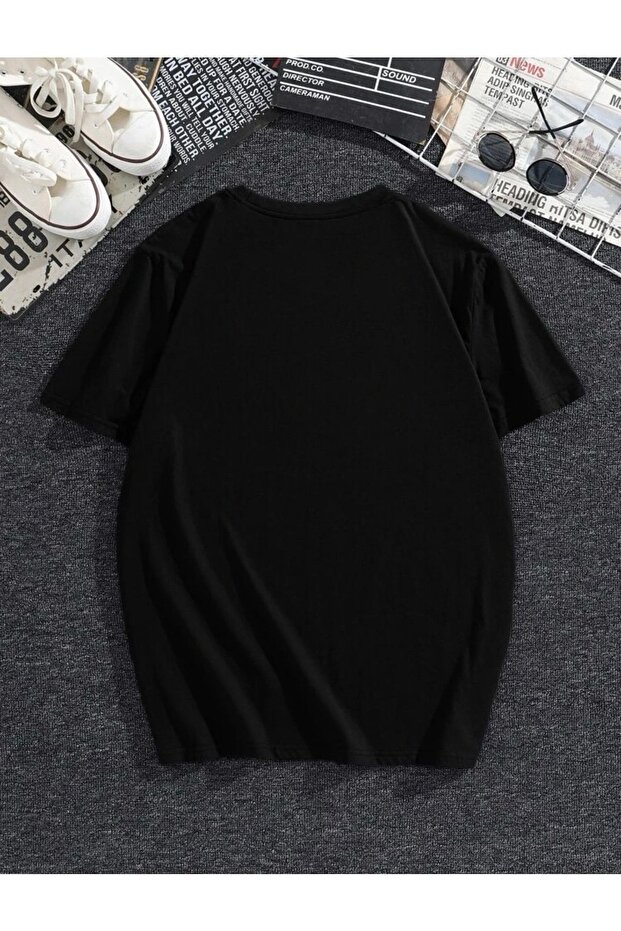 تيشيرت أساسي عادي للجنسين مقاس كبير - 3