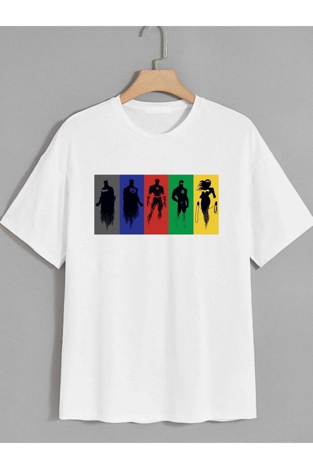 Unisex Marvel Character Printed Oversize T-Shirt