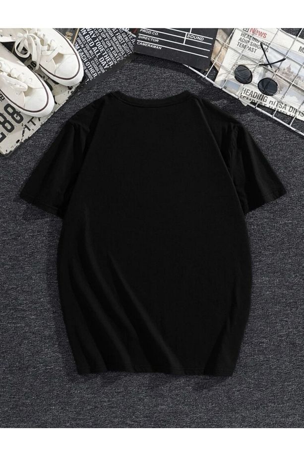 Unisex Elde Sigara Oversize Tshirt - 2