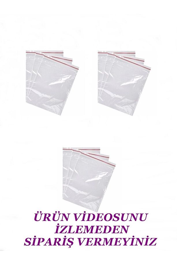 1000 Adet 4x4 cm Mini Kilitli Poşet / Kilitli Torba / Şeffaf Kilitli Poşet / Küçük Boy Poşet - 1