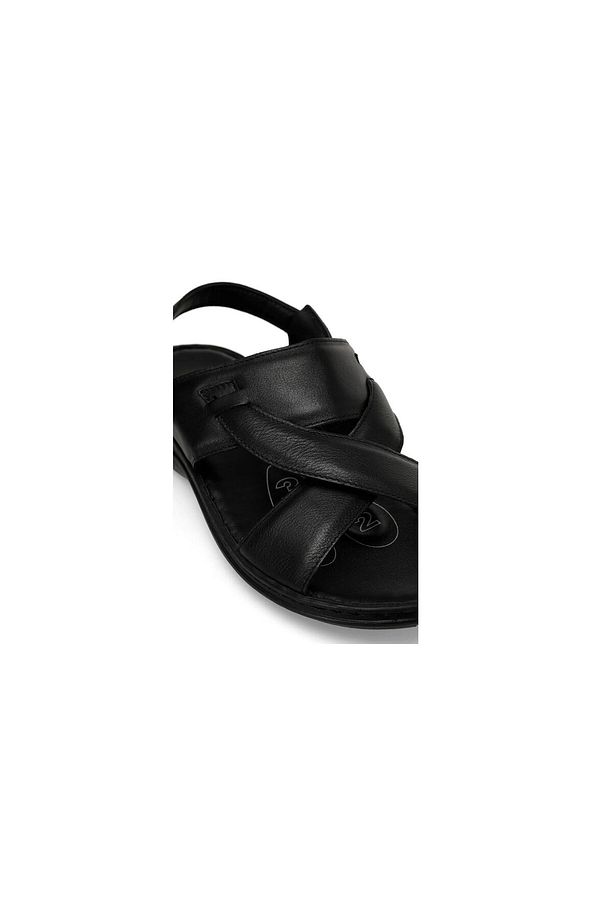 POLARİS 4M 160318.M 4FX,ERKEK DERİ SANDALET (YAZ 24) - 7