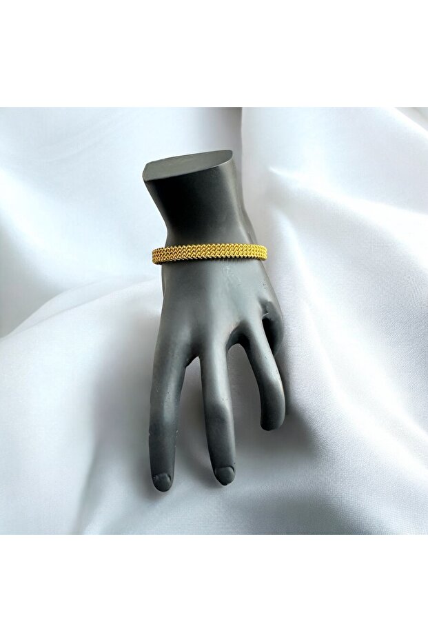 سوار من الفولاذ بنمط القش - 1