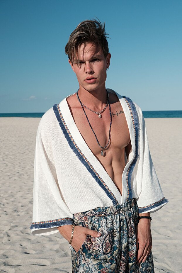 Ocean Breeze Kimono - 5