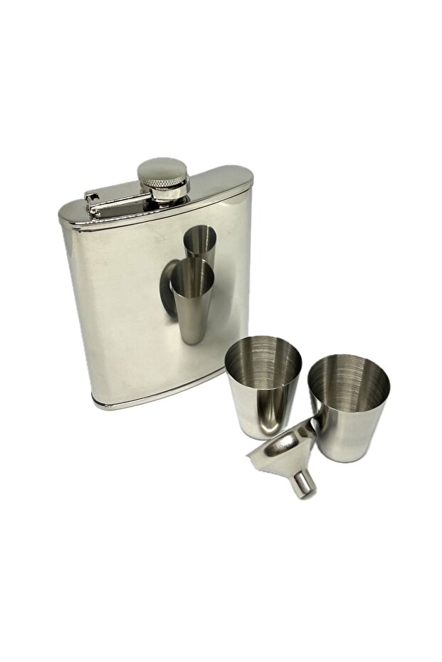 7 Oz Stainless Steel Drink Flask Camping Drink Whiskey Cognac Bottle