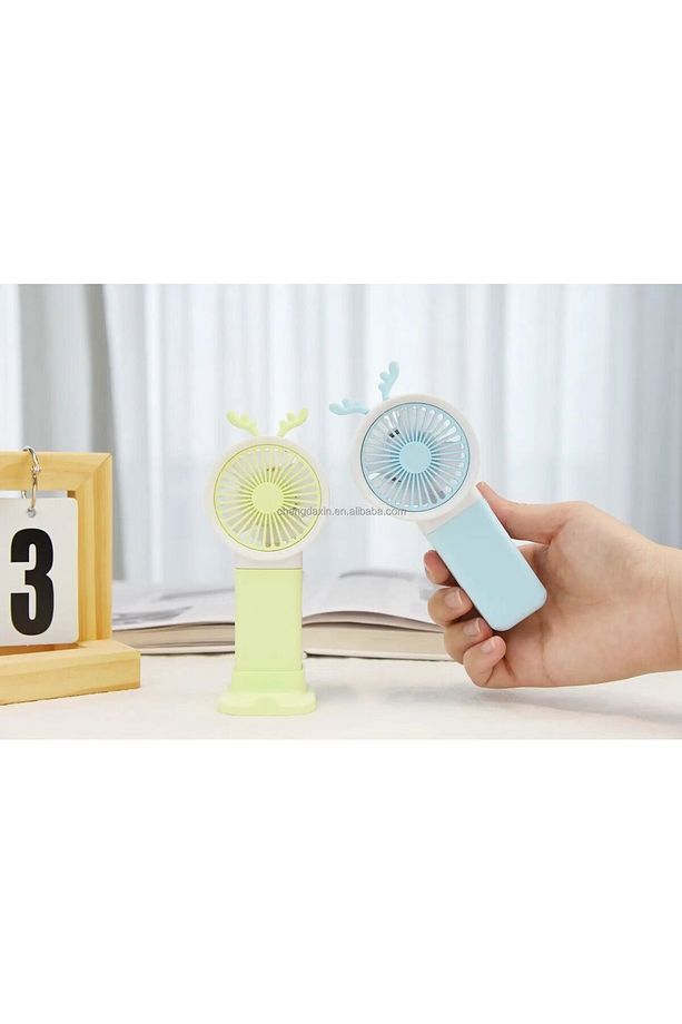Mini fan ultra güçlü şarjlı cep boy taşınabilir vantilatör - 7