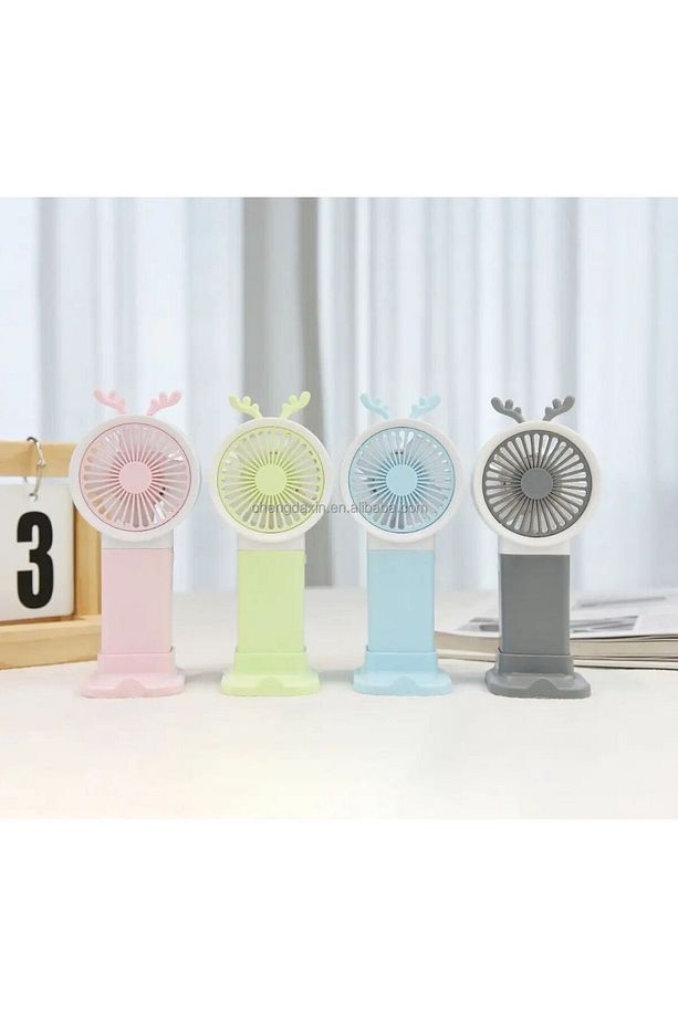 Mini fan ultra güçlü şarjlı cep boy taşınabilir vantilatör - 3