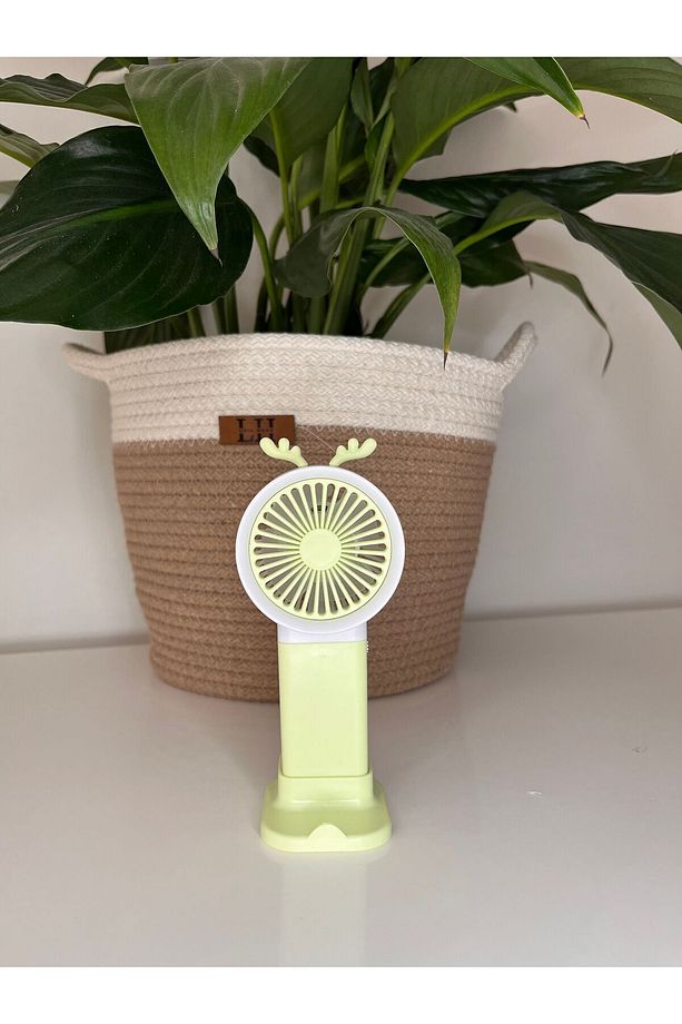 Mini fan ultra güçlü şarjlı cep boy taşınabilir vantilatör - 6