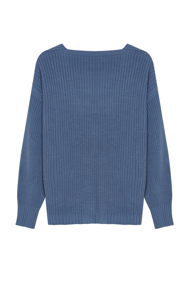 Indigo Couple Basic V Yaka Triko Hırka TWOAW24HI00383 - 8