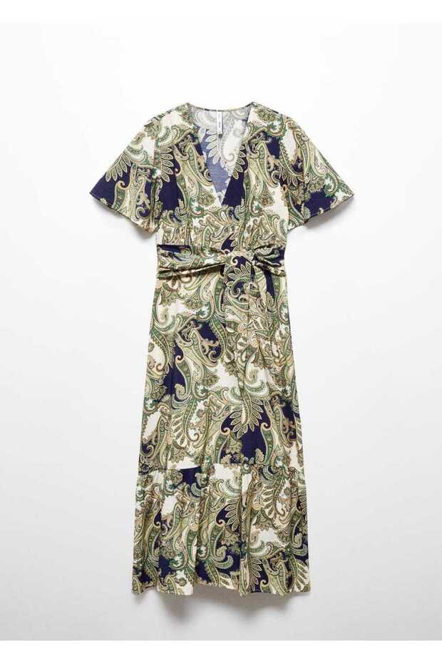 Patterned bow dress - 3