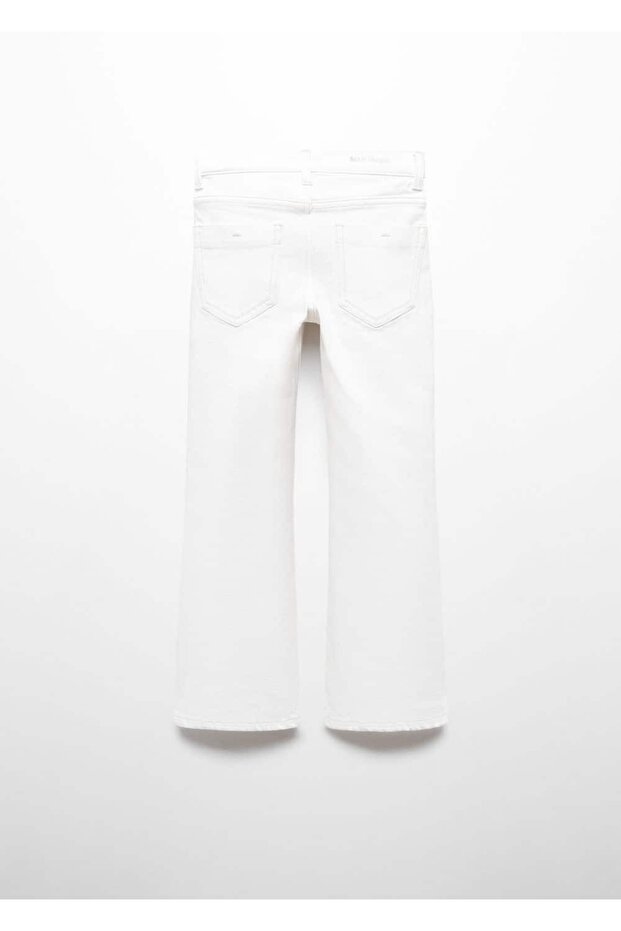 İspanyol paça cepli jean pantolon - 3