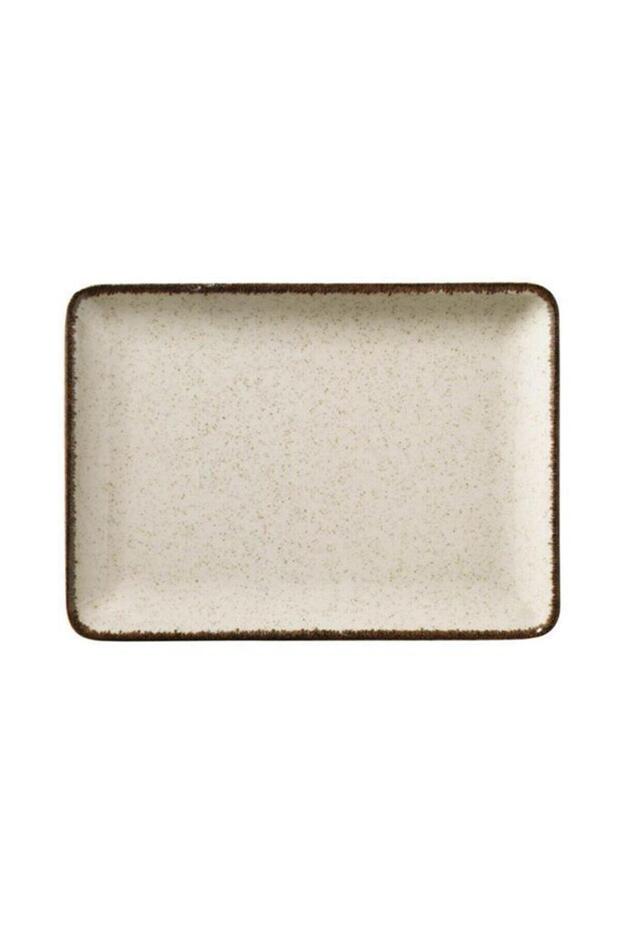 Kütahya طبق مسطح مستطيل 27x20 سم Tan27x20du730p02