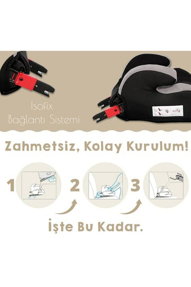 Lorelli Sirius Isofix 15-36 Kg Isofixli Oto Koltuğu Yükseltici - 5