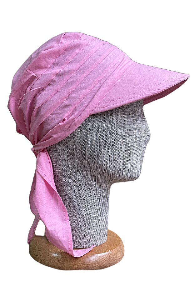 Tie-up Safari Women's Hat Scarf Hat Beach Hat Brimmed Bandana Hat