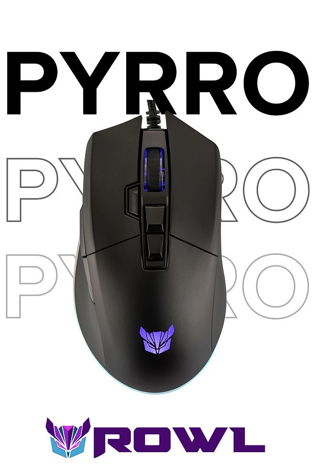 Drag Click & Butterfly Click Rgm-02 Pyrro Rgb 10000dpı Macrolu Gaming Oyuncu Mouse - 1